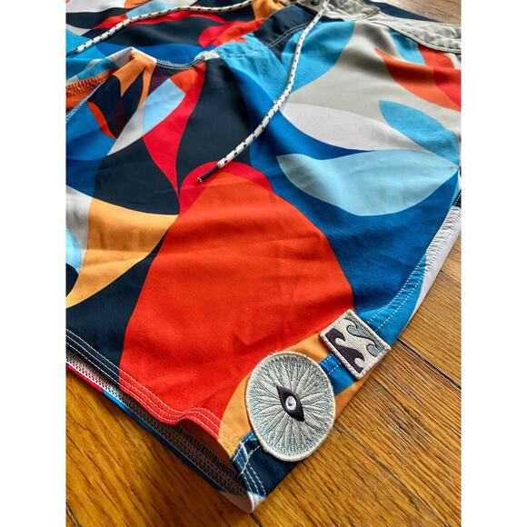 BILLABONG 19" Multicolored Retro Boardshorts sz 34 - Picture 5 of 12